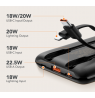 Veger C11 (W1170) Mini Išorinė baterija (Power Bank) 10000mAh, 22.5W PD, Juoda