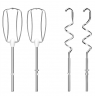 TEFAL | Hand mixer | HT460138 Prep'Mix | 500 W | Hand Mixer | Number of speeds 5 | Turbo mode | White/Grey