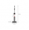 Polti Corded Steam Cleaner | RollySteam WD10 | Power 750 W | Water tank capacity 0.6 L | White/Black