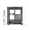 TACENS MARS MC-QUANTUM 3xFDB120+1xARGB120 USB-C ATX case