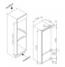 Built-in fridge AMICA BK2265.4i(E)