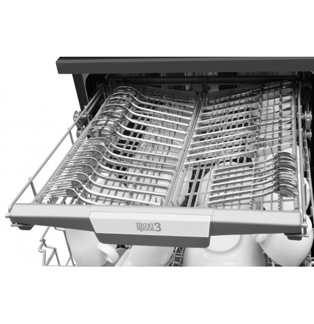 Freestanding dishwasher 60 cm AMICA DFM66B8EOqBH | class B | 15 sets | AirDry | AquaStop | cutlery drawer