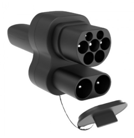 Elektromobilio adapteris CCS2 - NACS (Tesla DC/AC)