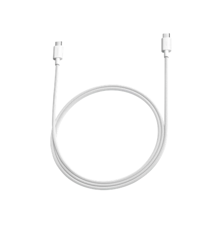 Xiaomi 3A Braided USB-C to USB-C Kabelis 1m, Balta