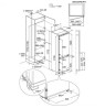 178 cm.  įmontuojamas šaldytuvas su šaldikliu Electrolux ENA7CE18S3