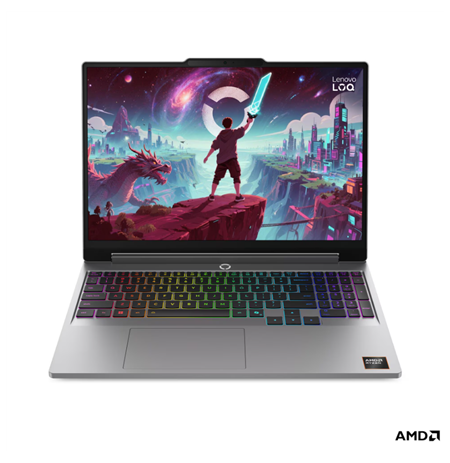 Lenovo LOQ 15AHP11 AMD | Luna Grey | 15.3 " | IPS | WUXGA | 1920 x 1200 pixels | Anti-glare | AMD Ryzen 7 | 250 | 16 GB | SODIMM