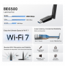 TP-LINK BE6500 Tri-Band Wi-Fi 7 High Gain Wireless USB Adapter | Archer TBE400U Plus | 2.4 GHz