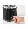 TEFAL Toaster | TT7208E0 Collection Retro | Power 850 W | Number of slots 2 | Housing material Stainless steel | Black