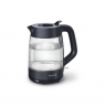 TEFAL Kettle | KO2G08E0 | 2000 W | Electric | 1.7 L | Heat-resistant glass | 360° rotational base | Black/Transparent