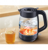TEFAL Kettle | KO2G08E0 | 2000 W | Electric | 1.7 L | Heat-resistant glass | 360° rotational base | Black/Transparent