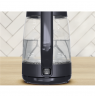 TEFAL Kettle | KO2G08E0 | 2000 W | Electric | 1.7 L | Heat-resistant glass | 360° rotational base | Black/Transparent