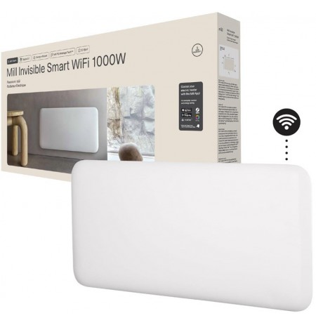 Panel heater Mill WiFi Gen 4 PA1000WIFI4 / 1000 W / area 12-16m2 / IPX4 / white