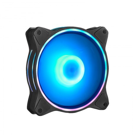 Chieftec ZF-1425RGB computer cooling system Computer case Fan 14 cm Multicolour 1 pc(s)