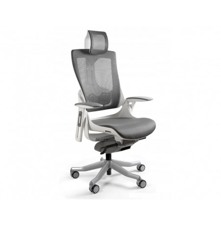 Wau 2 NW41 office chair, charcoal/white mesh
