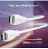 UNITEK HDMI CABLE 2.1 8K HDR WHITE 1.5M