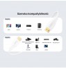UNITEK HDMI CABLE 2.1 8K HDR WHITE 2M