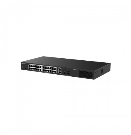Ruijie Networks RG-ES228GS-LP network switch Managed L2 Gigabit Ethernet (10/100/1000) Power over Ethernet (PoE) Desktop Black
