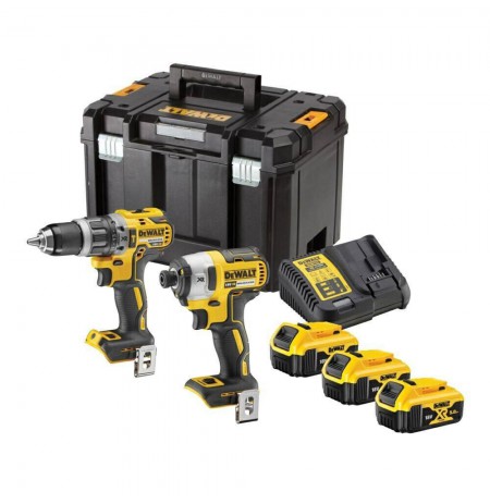 DEWALT COMBO SET 18V DCK266P3T (DCD796, DCF887) 3x5.0Ah TSTAK