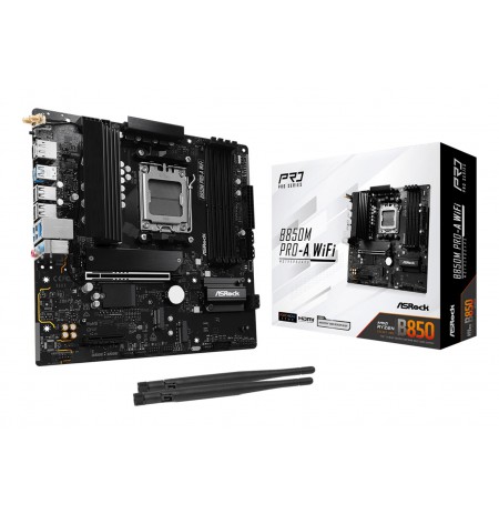 Asrock B850M Pro-A WiFi AMD B850 Socket AM5 micro ATX