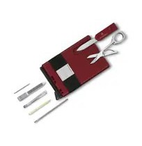 Multitool Victorinox SwissCard Classic Smart - red black
