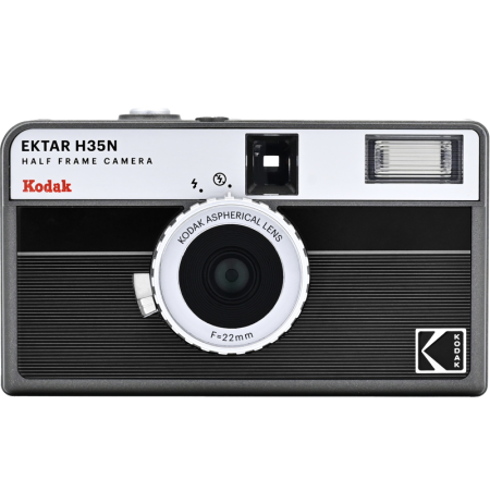 KODAK EKTAR H35N CAMERA STRIPED BLACK