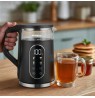 GreenBlue Cordless Electric Kettle, 1.7 L capacity, glass water tank, easy-to-read display, temperature selection, 2200 W,