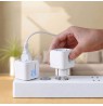 GreenBlue Remote-Controlled WiFi Outlet, Android/iOS/Alexa/Google Home, Timer, Wattmeter, Max 16A/3840W, GB735 W