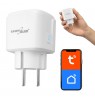 GreenBlue Remote-Controlled WiFi Outlet, Android/iOS/Alexa/Google Home, Timer, Wattmeter, Max 16A/3840W, GB735 W