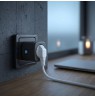 GreenBlue Remote-Controlled WiFi Outlet, Android/iOS/Alexa/Google Home, Timer, Wattmeter, Max 16A/3840W, GB735 B