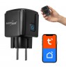 GreenBlue Remote-Controlled WiFi Outlet, Android/iOS/Alexa/Google Home, Timer, Wattmeter, Max 16A/3840W, GB735 B