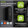 GreenBlue Outdoor WiFi Temperature and Humidity Sensor, Android/iOS, 3.0V DC, LR03x2, IP65, GB741