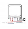 GreenBlue Flush-Mount WiFi Relay, Android/iOS/Alexa/Google Home, 100–240 V AC, 50/60 Hz, max. 16 A, for 150 W LEDs, GB739