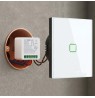 GreenBlue Flush-Mount WiFi Relay, Android/iOS/Alexa/Google Home, 100–240 V AC, 50/60 Hz, max. 16 A, for 150 W LEDs, GB739