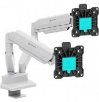 ONKRON G160-BW monitor mount / stand 81.3 cm (32") Desk White, Black