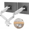 ONKRON G160-BW monitor mount / stand 81.3 cm (32") Desk White, Black