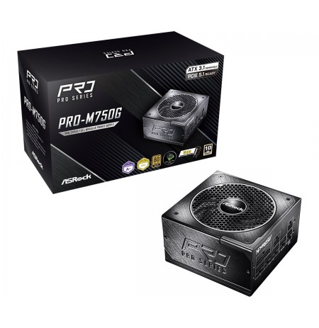 Power supply Asrock PRO-M750G 750W 80 PLUS Gold