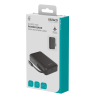 Išorinė baterija DELTACO, 10 000 mAh, ištraukiamas laidas 90 cm, PD 20 W, juoda / PB-CC102 / 1903847
