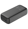 Išorinė baterija DELTACO, 27 000 mAh su greituoju įkrovimu ir 3 jungtimis, 2x USB-A 22.5W, 1x USB-C PD 20W, juoda / PB-C1011 