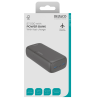 Išorinė baterija DELTACO, 27 000 mAh su greituoju įkrovimu ir 3 jungtimis, 2x USB-A 22.5W, 1x USB-C PD 20W, juoda / PB-C1011 