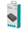 Išorinė baterija DELTACO, 20 000 mAh, PD 65 W pakrauna nešiojamus kompiuterius ir kt, juoda / PB-C1012 / 1903849