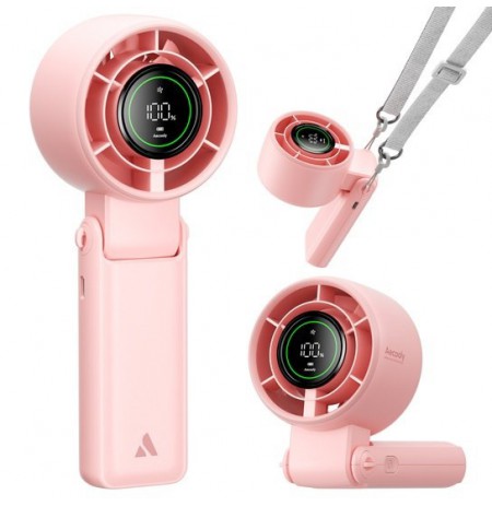 Aecooly Halo 02 Portable handheld fan, pink