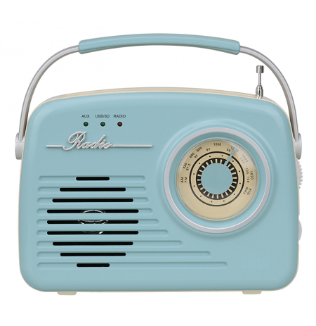 Setty Bluetooth speaker with radio Retro P350 Blue