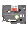 Brother | TZe-451 Laminated Tape | Black On Red | TZe | 8 m | 2.4 cm