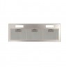 CATA Hood GT-PLUS 75 X /M Canopy Energy efficiency class C Width 79.2 cm 645 m3/h Mechanical control EcoLed Stainless Steel