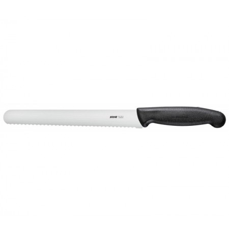 KOHE serrated knife, 211 mm, black