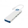 HYPER HD4103BUGL interface hub USB 3.2 Gen 1 (3.1 Gen 1) Type-C 5000 Mbit/s Blue, White