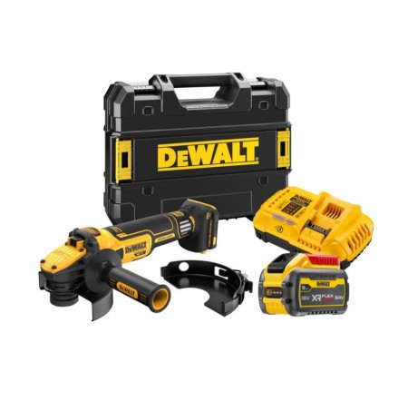 DEWALT angle grinder  125mm 18V DCG409VSX1T 1x9,0Ah REG. OBR. TSTAK