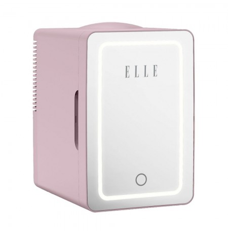 Mini fridge with LED makeup mirror ELLE Home ESDAFX08PUEU 8L purple