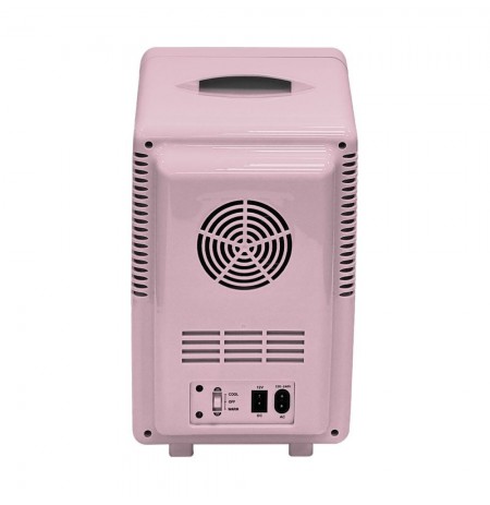 Mini fridge with LED makeup mirror ELLE Home ESDAF01PUEU 6L purple