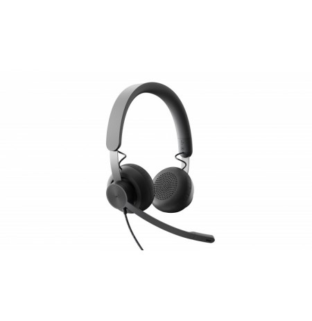Logitech Zone Wired MS Teams Laidinės ausinės, USB-C/USB-A, Graphite